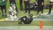 Foto ilustrativa de la nota titulada: Tyreek Hill, de los Dolphins, se disloca la rodilla izquierda ante los Jets (Video)