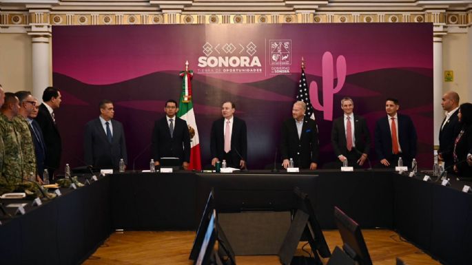 Gobernador Durazo y presidenta Sheinbaum refuerzan estrategia de seguridad binacional en Sonora