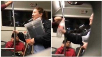Lady Herpes: Mujer agrede a joven en transporte público por supuesto contagio (Video)