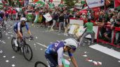 Foto ilustrativa de la nota titulada: Un manifestante pro-Palestina provoca accidente durante la Vuelta a España