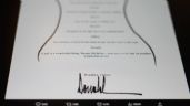 Foto ilustrativa de la nota titulada: Esta es la carta con contenido sexual dirigida a Epstein y presuntamente firmada por Trump