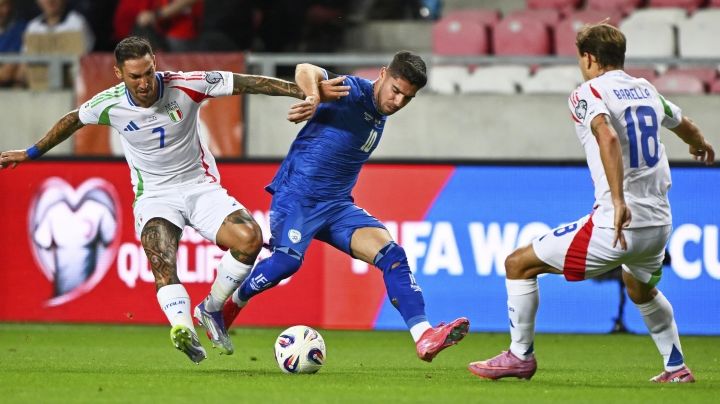 Con agónico gol Italia vence 5-4 a Israel en partido clasificatorio para el Mundial 2026