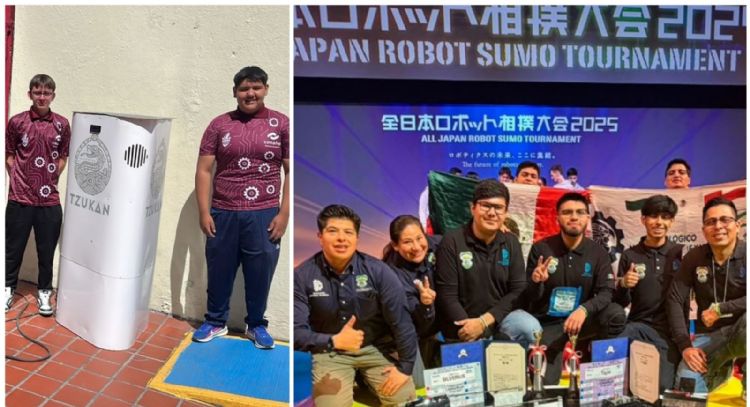 Alumnos del Conalep y TecNM de Tlalnepantla ganan concursos internacionales de innovación y robótica