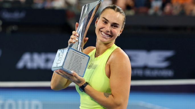 Kostyuk da un discurso sobre la guerra en Ucrania tras perder la final en Brisbane ante Sabalenka