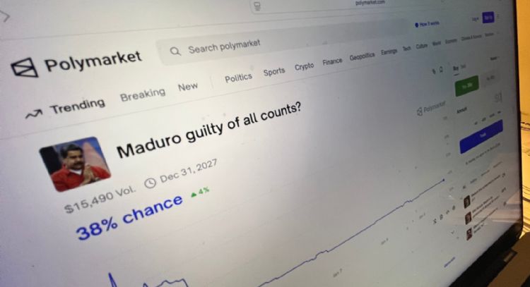 Apostador gana 400 mil dólares con la captura de Maduro; pone el foco en plataformas de apuestas