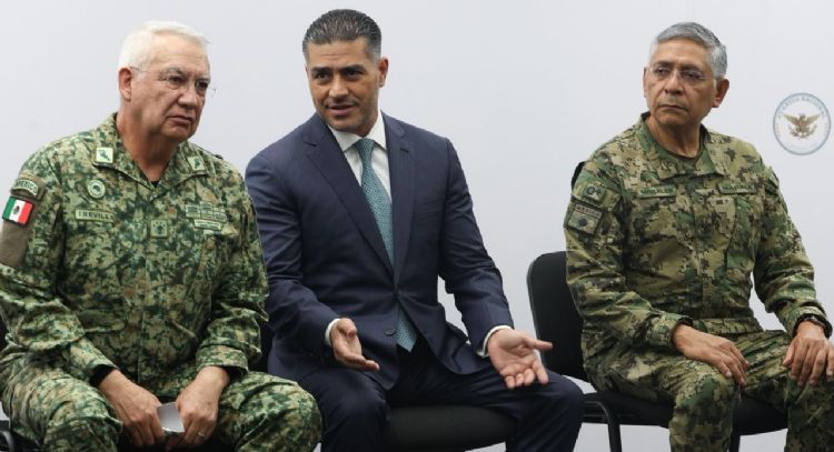 Hay “permanente comunicación” con EU, asegura García Harfuch