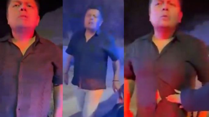 Morenista detenido en alcoholímetro de Pachuca insulta a policía y dice “te la voy a cobrar” (VIDEO)