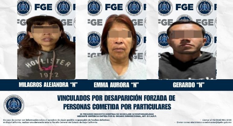 Vinculan a tres por esconder cadáver de mujer baleada en casa de Tijuana