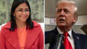 Foto ilustrativa de la nota titulada: Trump mantiene una “larga” llamada con Delcy Rodríguez: “Es una persona estupenda”