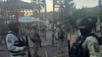 Decomisan castillo de pólvora con alusiones al CJNG y a “El Mencho” en Michoacán