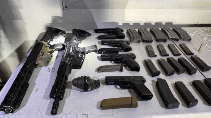 Aseguran armas, drogas y cientos de miles de pesos en penal de Culiacán