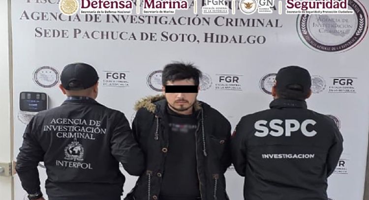 Detienen en Pachuca a uno de los más buscados por el FBI