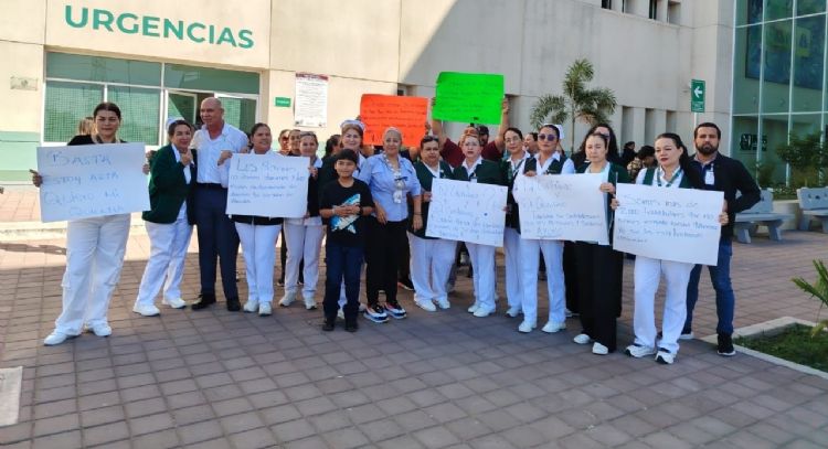 Trabajadores del Hospital General de Culiacán denuncian falta de pago por parte del IMSS Bienestar