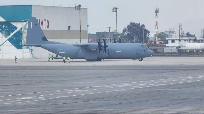 Aterriza avión militar de EU en Toluca; “fue autorizado”, dice el Gabinete de Seguridad