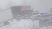 Foto ilustrativa de la nota titulada: Más de 100 vehículos involucrados en choque múltiple en Michigan durante tormenta de nieve (Video)