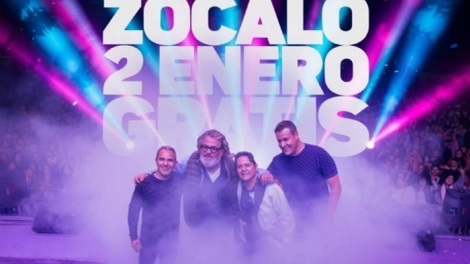 Los Amantes de Lola, Neptuna y La Barranca darán concierto gratis en el Zócalo capitalino