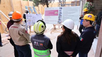 Brugada destinará 18 millones de pesos en rehabilitar edficicio afectado por explosión de gas