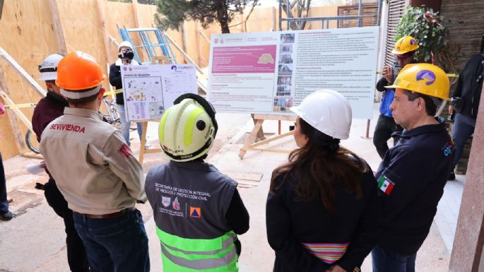 Brugada destinará 18 millones de pesos en rehabilitar edficicio afectado por explosión de gas