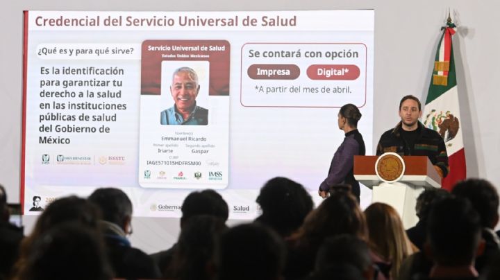 Servicio Universal de Salud: Sheinbaum anuncia proceso de credencialización