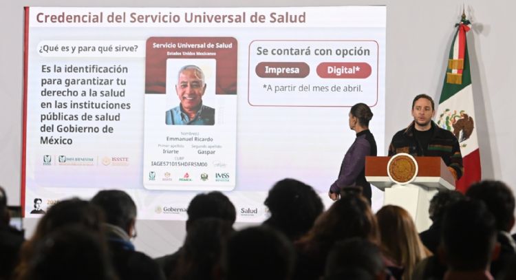 Servicio Universal de Salud: Sheinbaum anuncia proceso de credencialización