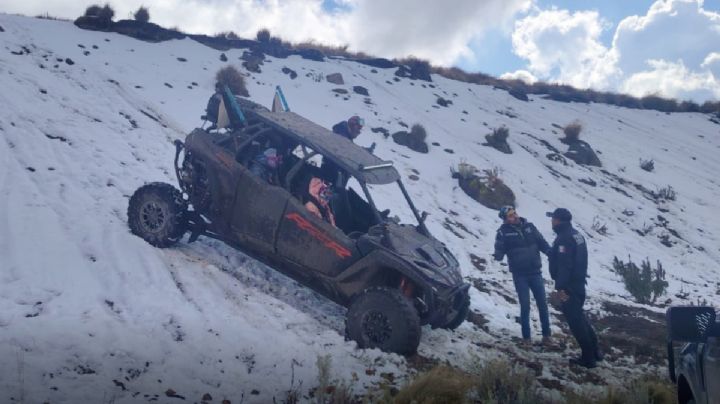 Detienen sujeto por manejar vehículo Razer en zona protegida del Nevado de Toluca
