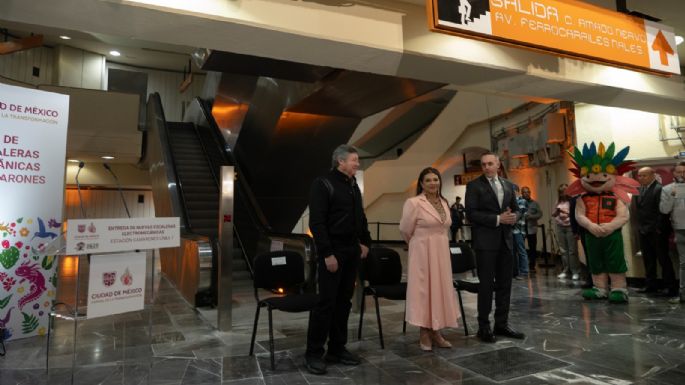 Ponen en operación 20 nuevas escaleras eléctricas en Metro de CDMX; tuvieron un costo de 180 mdp
