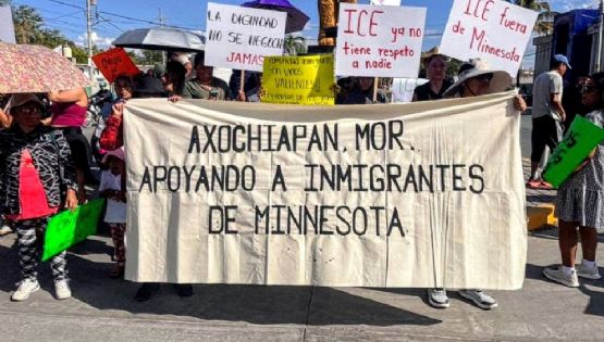 Axochiapan protesta por detenciones de migrantes en EU y expresa solidaridad a distancia (Video)