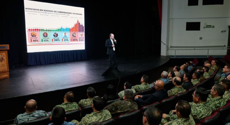 Reconoce Colegio de la Defensa Nacional a Gobernador Durazo por resultados del Plan Sonora