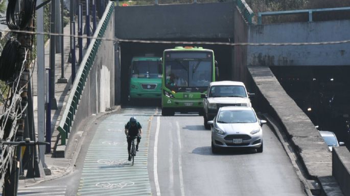 Reportan avance de 90 por ciento en la ciclovía de Calzada de Tlalpan