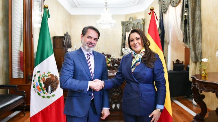 Gobernadora de Aguascalientes se reúne con embajador de España para impulsar proyectos
