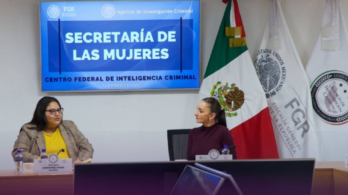 Secretaría de las Mujeres y FGR compartirán inteligencia para identificar a agresores de mujeres