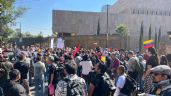 Foto ilustrativa de la nota titulada: Protestan en la Embajada de EU en México por la captura de Nicolás Maduro (Videos)