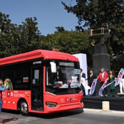 Inauguran la ruta Quetzalcóatl de la Línea 4 del Metrobús; va de Reforma al AICM