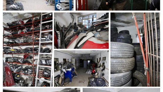 Escondían 150 toneladas de autopartes robadas en un hotel de la colonia Exhipódromo de Peralvillo