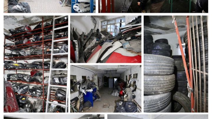Escondían 150 toneladas de autopartes robadas en un hotel de la colonia Exhipódromo de Peralvillo