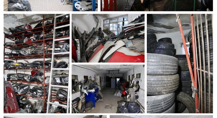 Escondían 150 toneladas de autopartes robadas en un hotel de la colonia Exhipódromo de Peralvillo