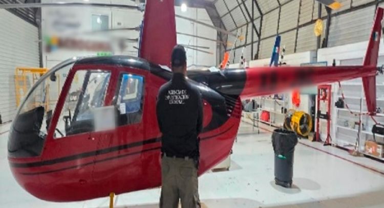 Aseguran seis aeronaves en cateo a presunto helipuerto clandestino en Veracruz