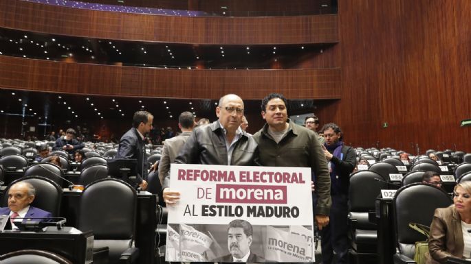 Con reforma electoral, Morena busca tener "un Congreso como el de Maduro": Rubén Moreira