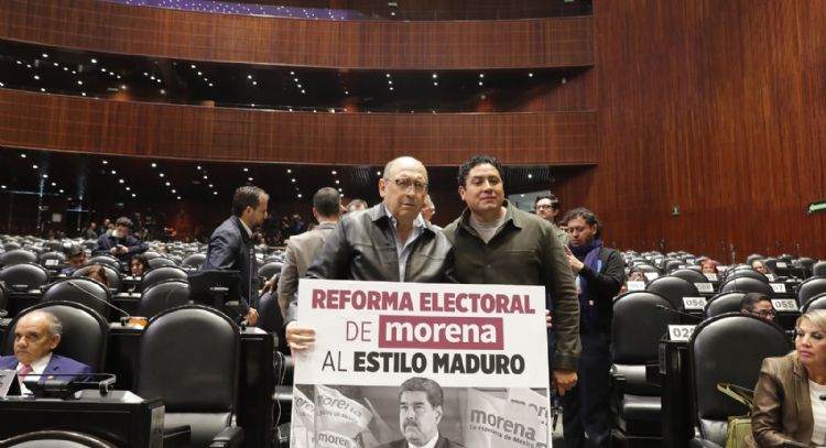 Con reforma electoral, Morena busca tener "un Congreso como el de Maduro": Rubén Moreira
