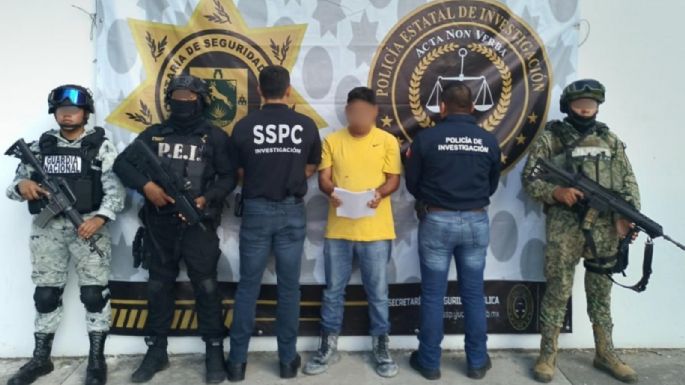 Detienen a presunto extorsionador de empresarios de Tabasco