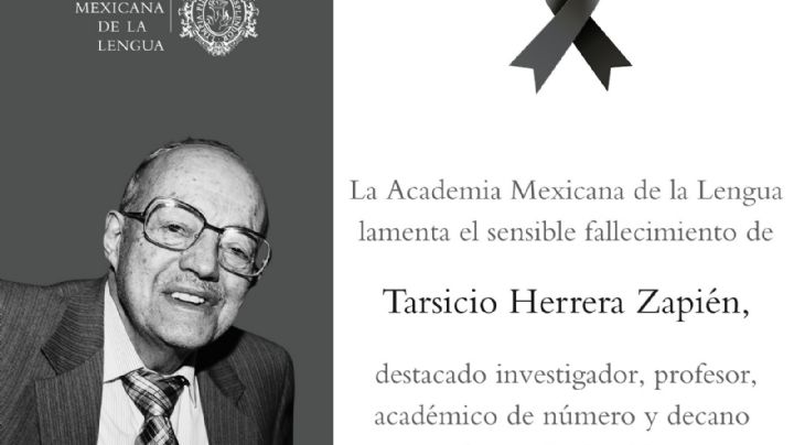 Falleció Tarsicio Herrera Zapién, decano de la Academia Mexicana de la Lengua