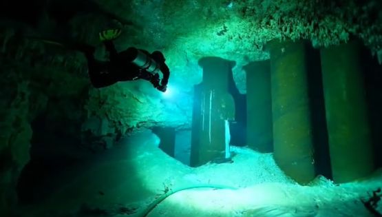 Pilotes del Tren Maya se deshacen al tacto en ríos de la Riviera Maya; ven riesgo de colapso (Video)