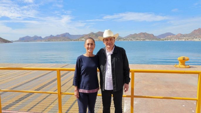 Impulsan Sheinbaum y Durazo inversión de 130 mil millones para expansión del Puerto de Guaymas en alianza con Amigo LNG