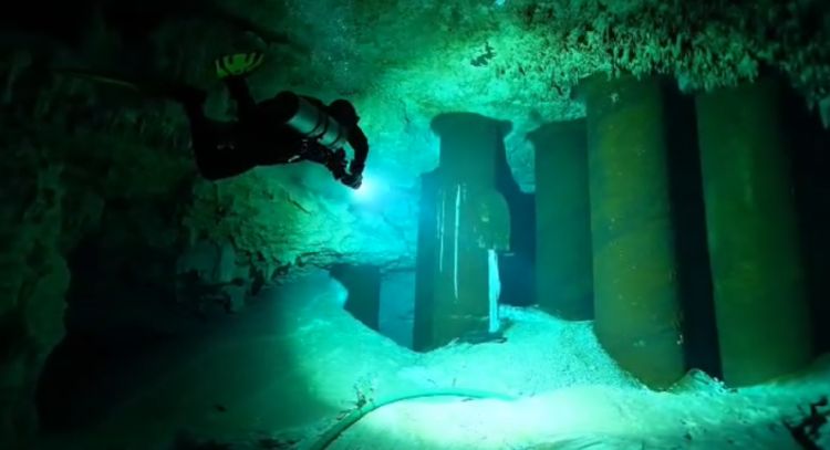 Pilotes del Tren Maya se deshacen al tacto en ríos de la Riviera Maya; ven riesgo de colapso (Video)