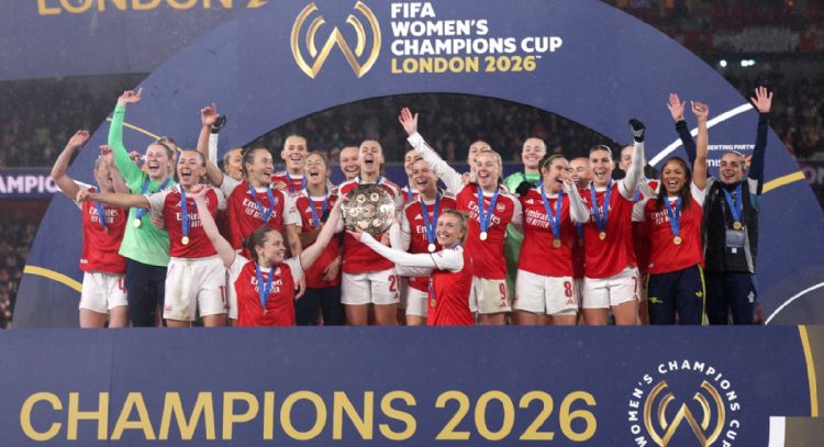 Arsenal derrota 3-2 al Corinthians y gana la primera Copa de Campeones Femenina