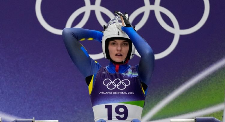Luger ucraniana Olena Smaha se suma a protestas olímpicas por invasión rusa