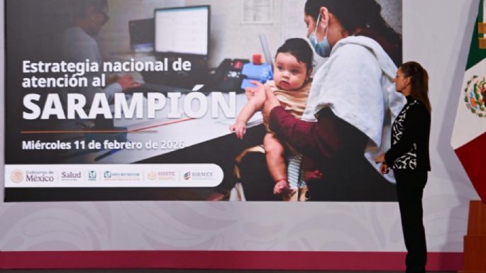 Suman 28 muertes por sarampión en México; Sheinbaum pide “mantener la calma”