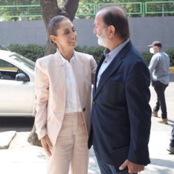 Sheinbaum sale en defensa de Epigmenio Ibarra por pleito con Alito