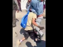 Apuñalan a estudiante de 15 años en una riña afuera de secundaria de la CDMX (Video)