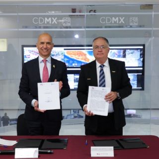 AICM y C5 firman convenio para fortalecer videovigilancia de cara al Mundial